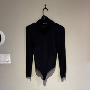 Wolford bodysuit. Thong style turtleneck XS. Nylon cotton blend. Excellent